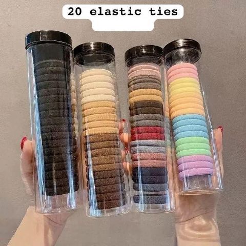 Seamless Elastic Hair Ties (20 pcs)