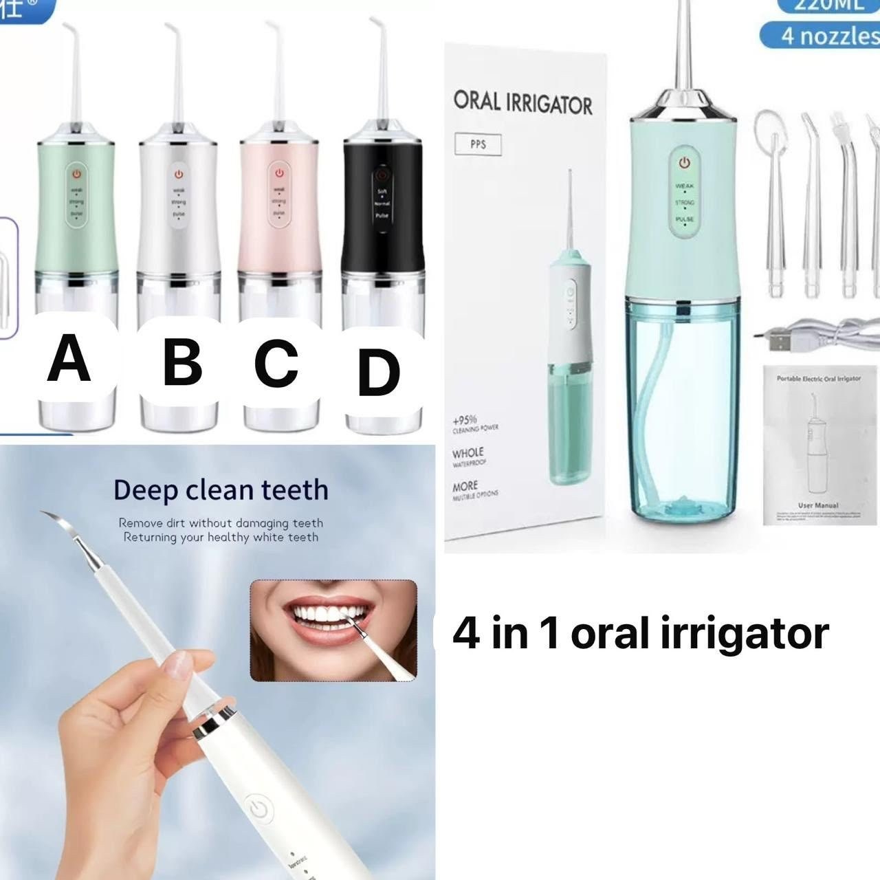 4-in-1 Oral Irrigator (Water Flosser)