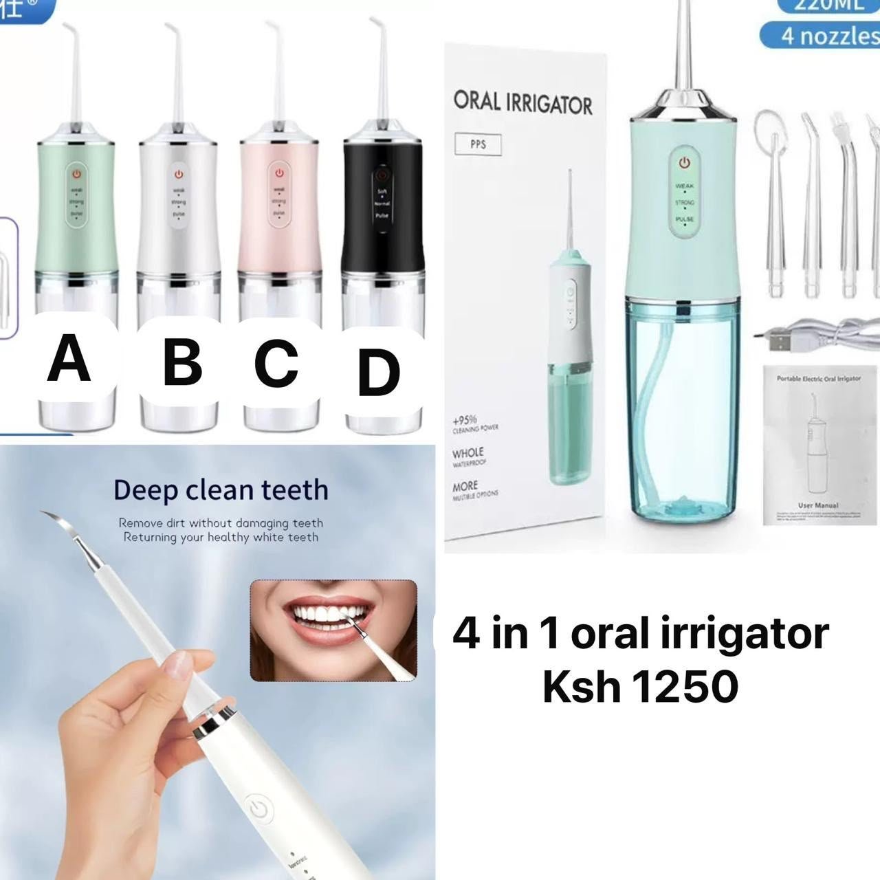 4-in-1 Oral Irrigator (Water Flosser)