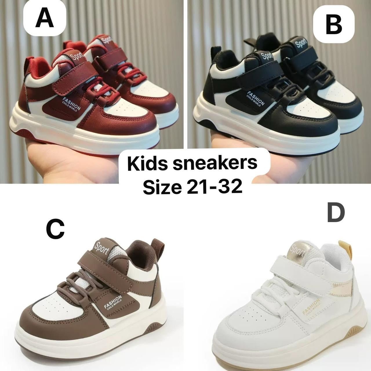 Kids' Sport High-Top Sneakers