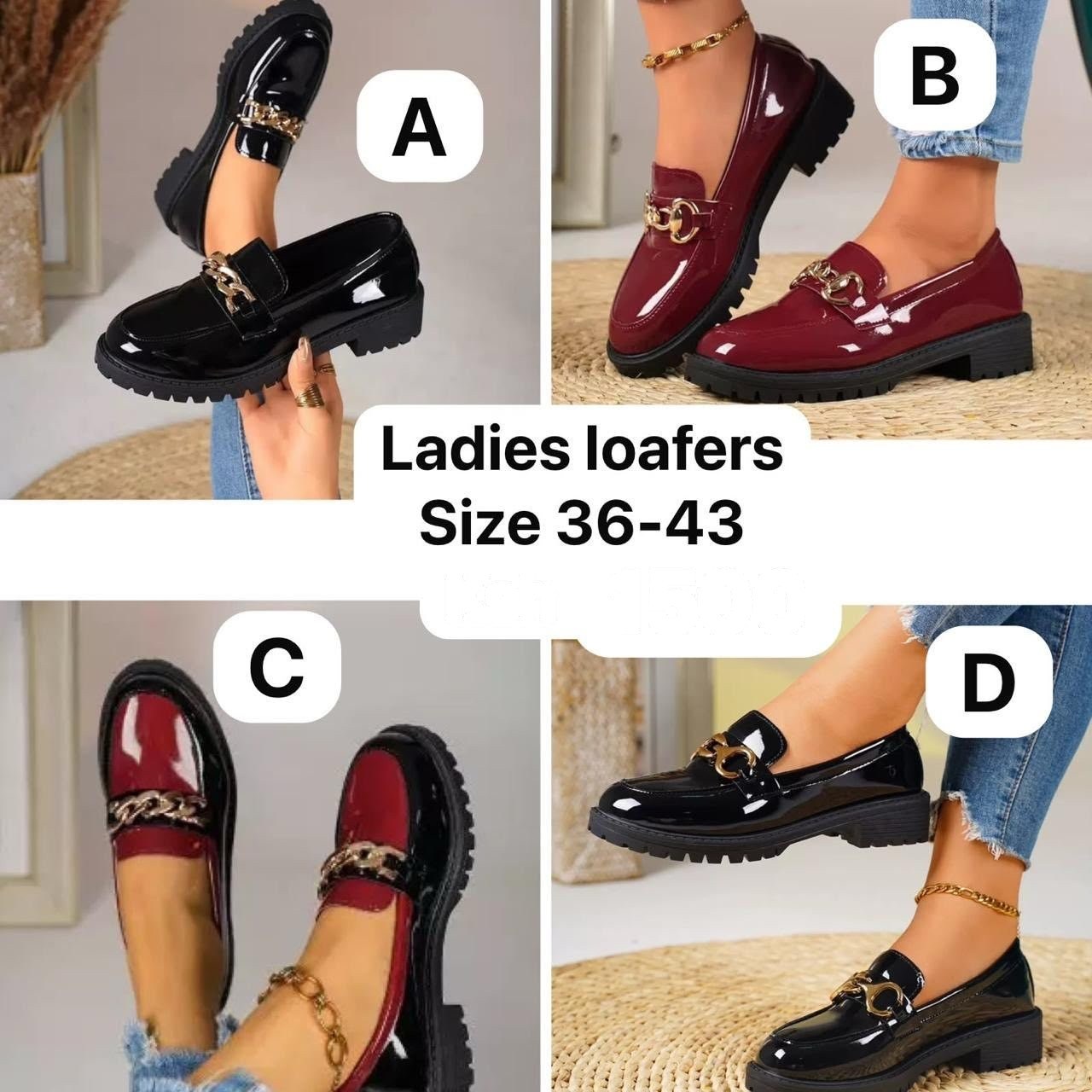 Chain Patent Loafers