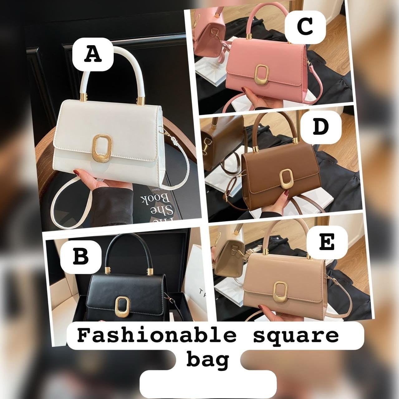Fashionable Square Crossbody Bag