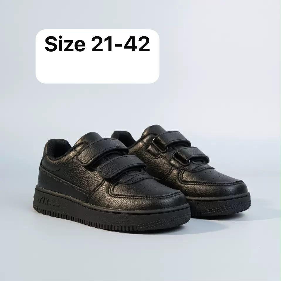 Kids' Black School Sneakers