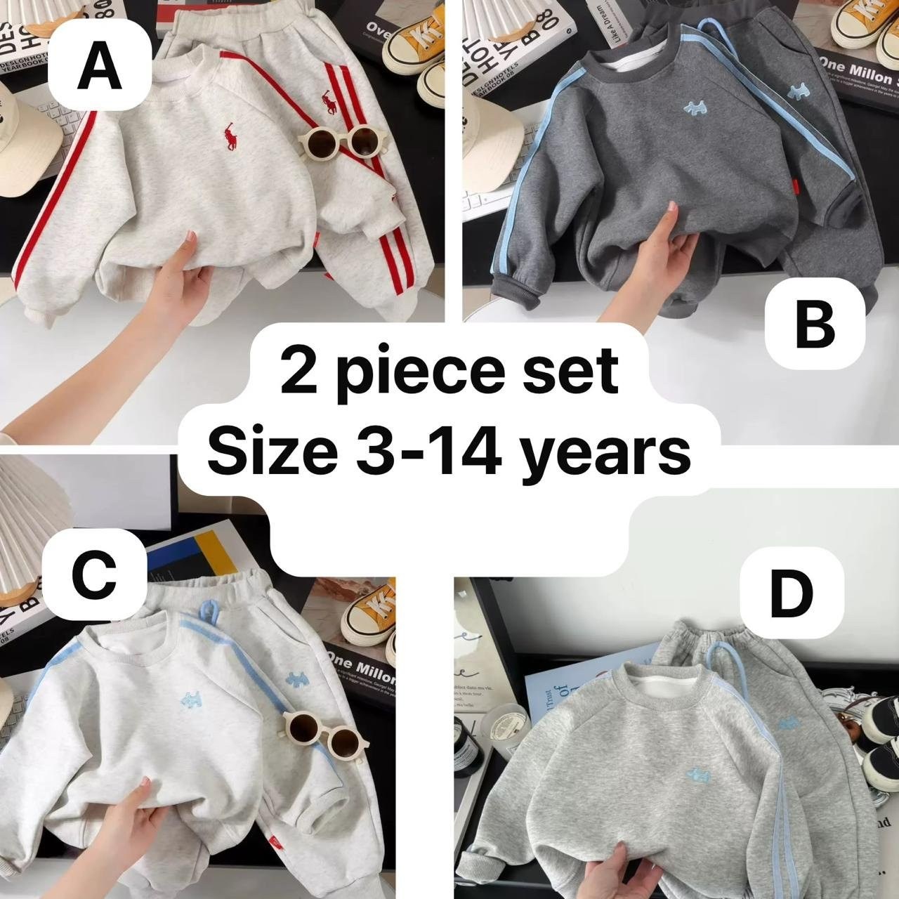 Kids' 2-Piece Sweatshirt and Joggers Set