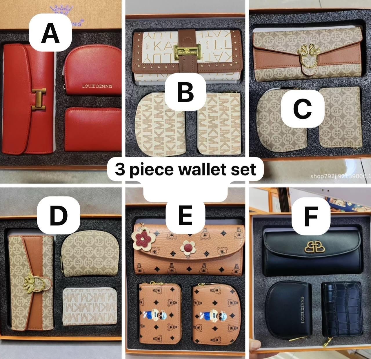 3-Piece Wallet Set
