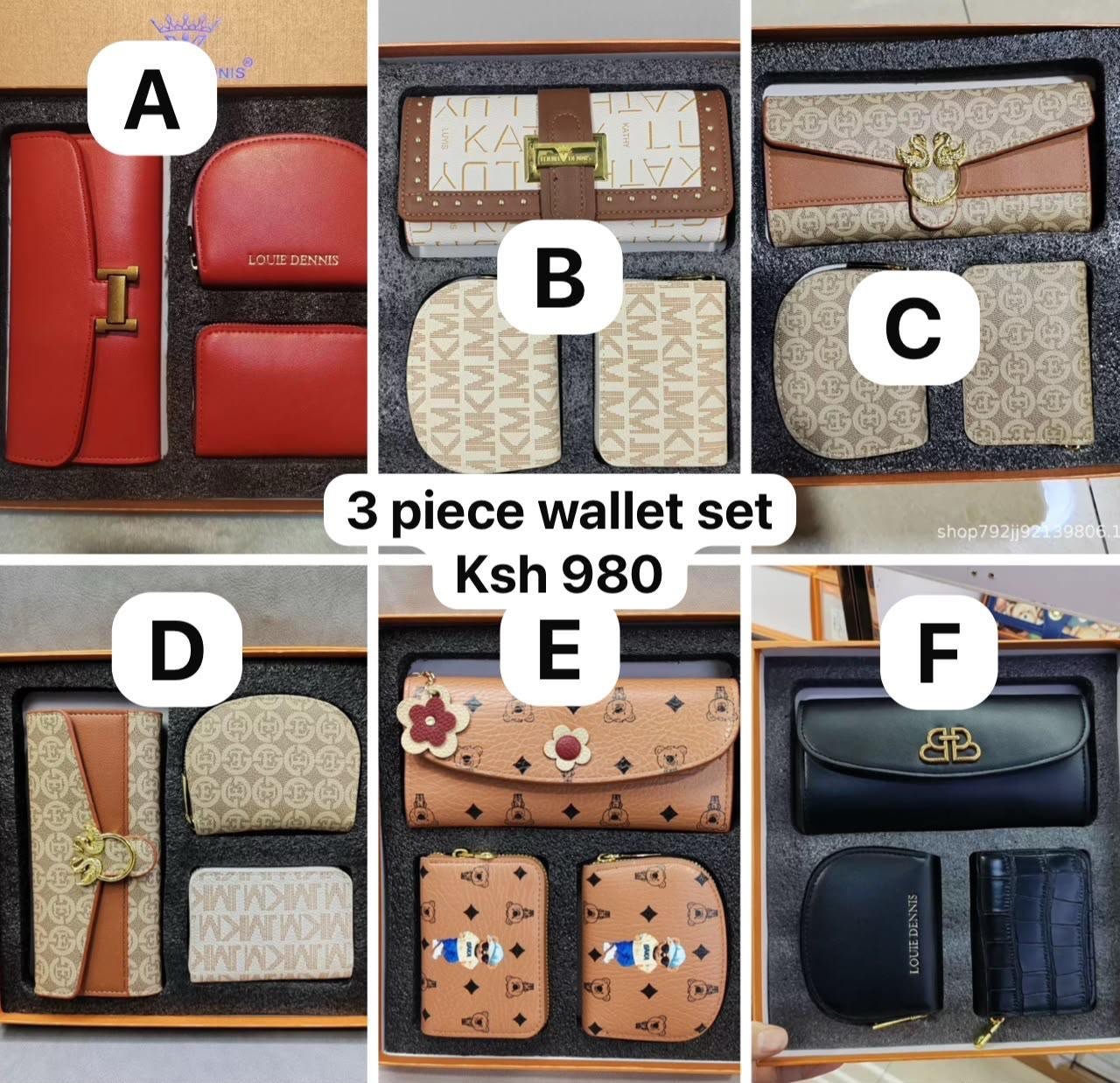 3-Piece Wallet Set