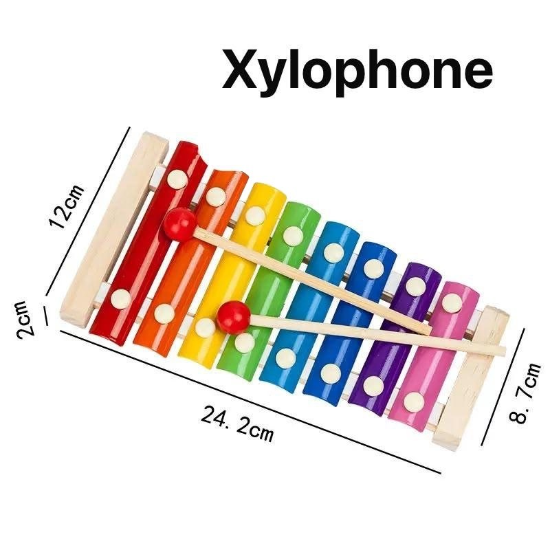 Wooden Rainbow Xylophone