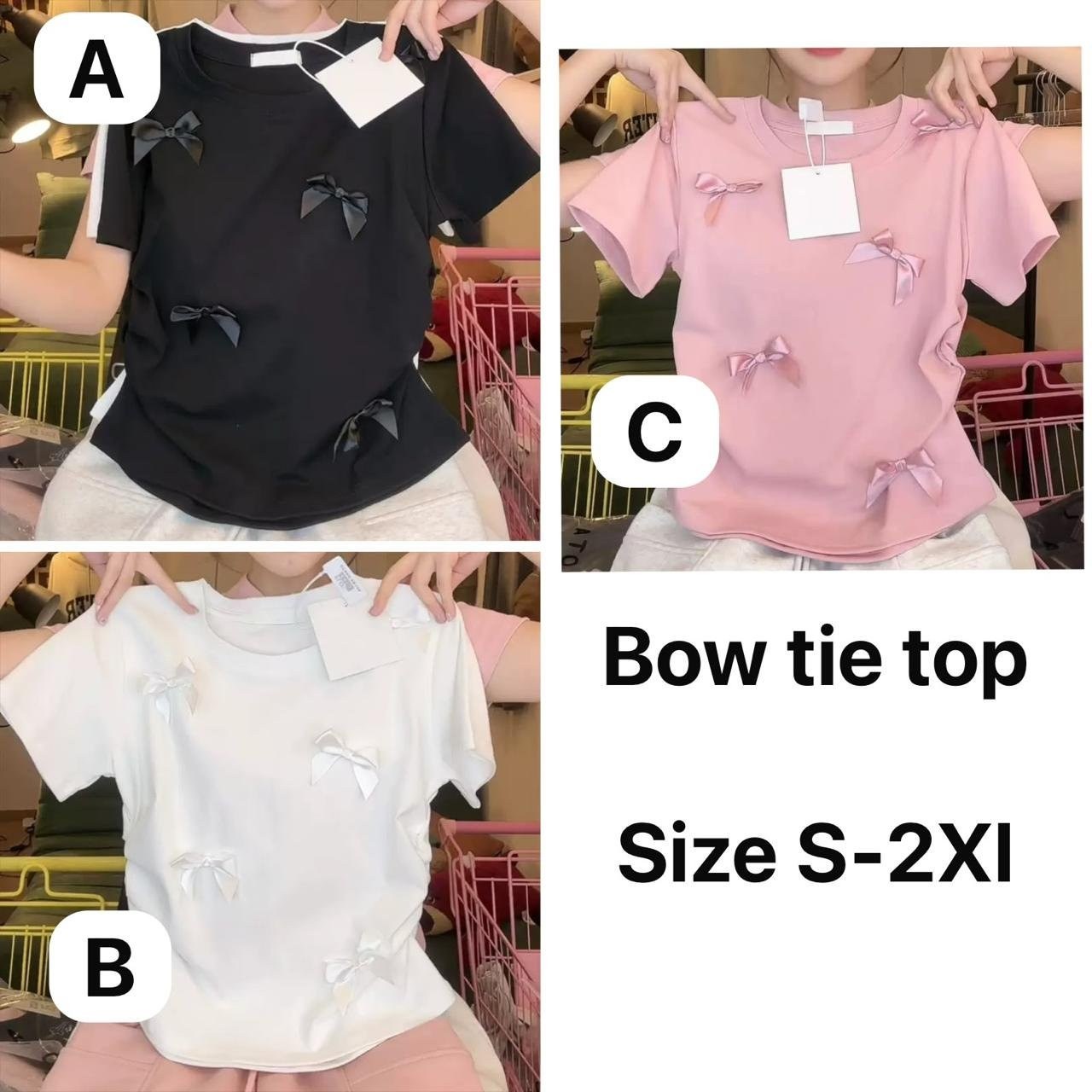 Bow Detail T-Shirt Top