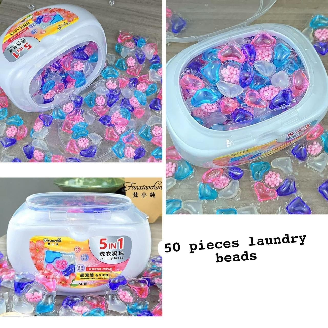 5-in-1 Laundry Beads (50 pcs)