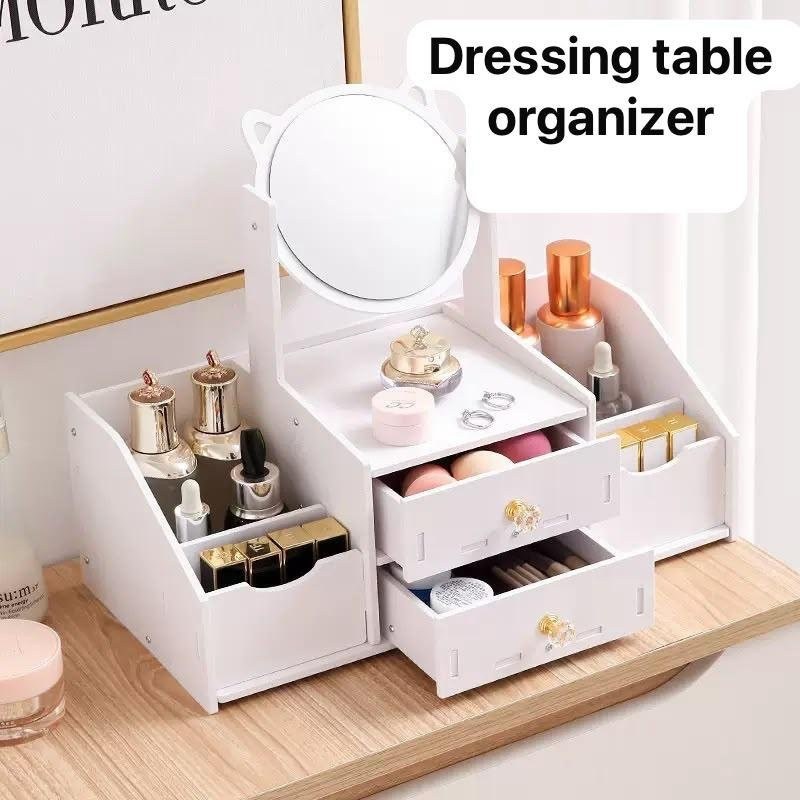 Dressing Table Organiser with Mirror