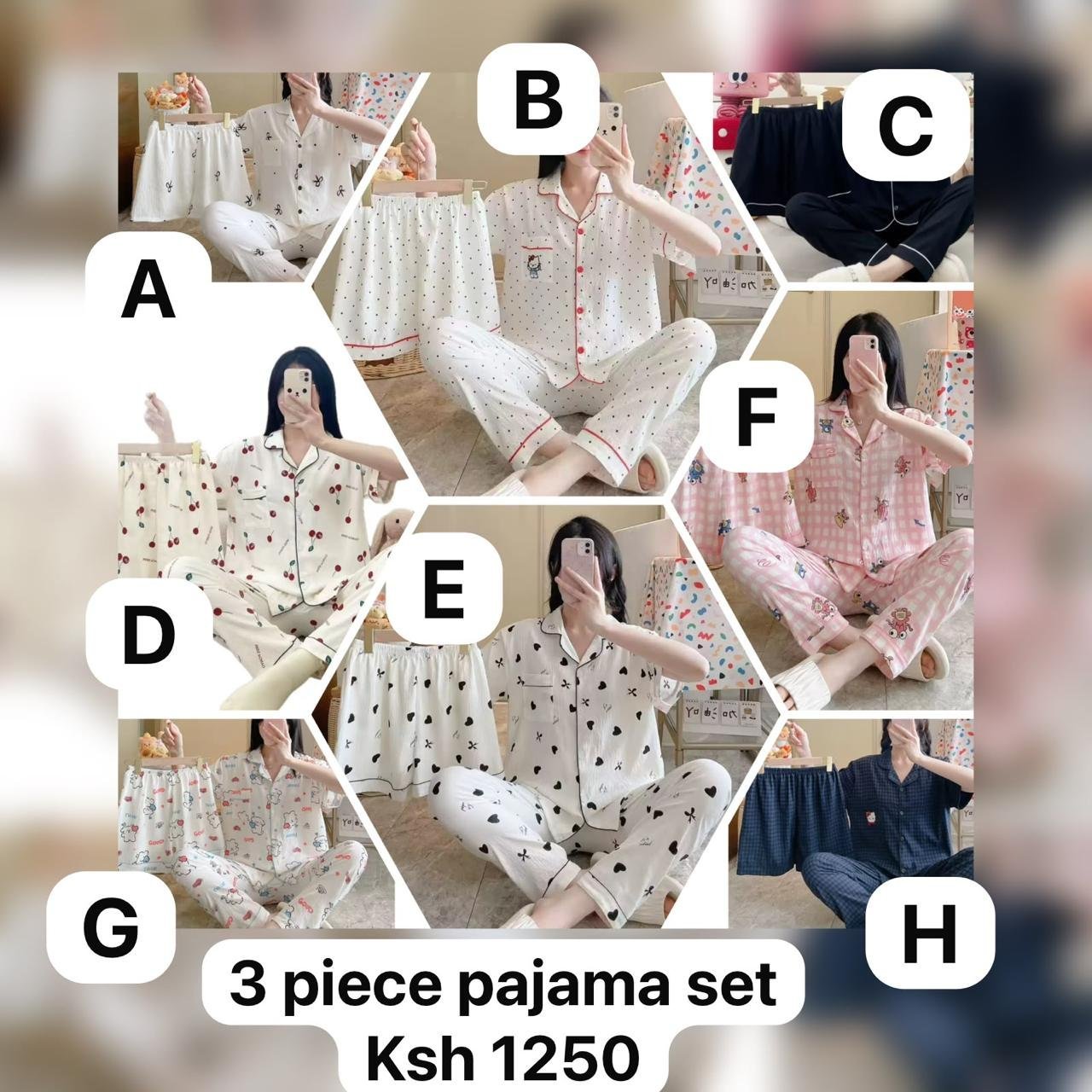 3-Piece Pyjama Set