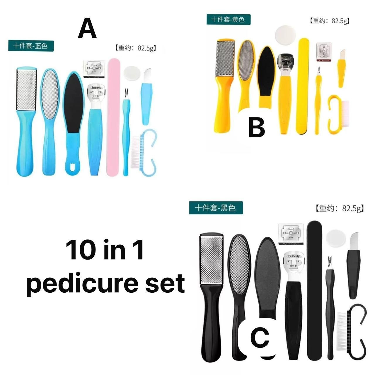 10-in-1 Pedicure Set