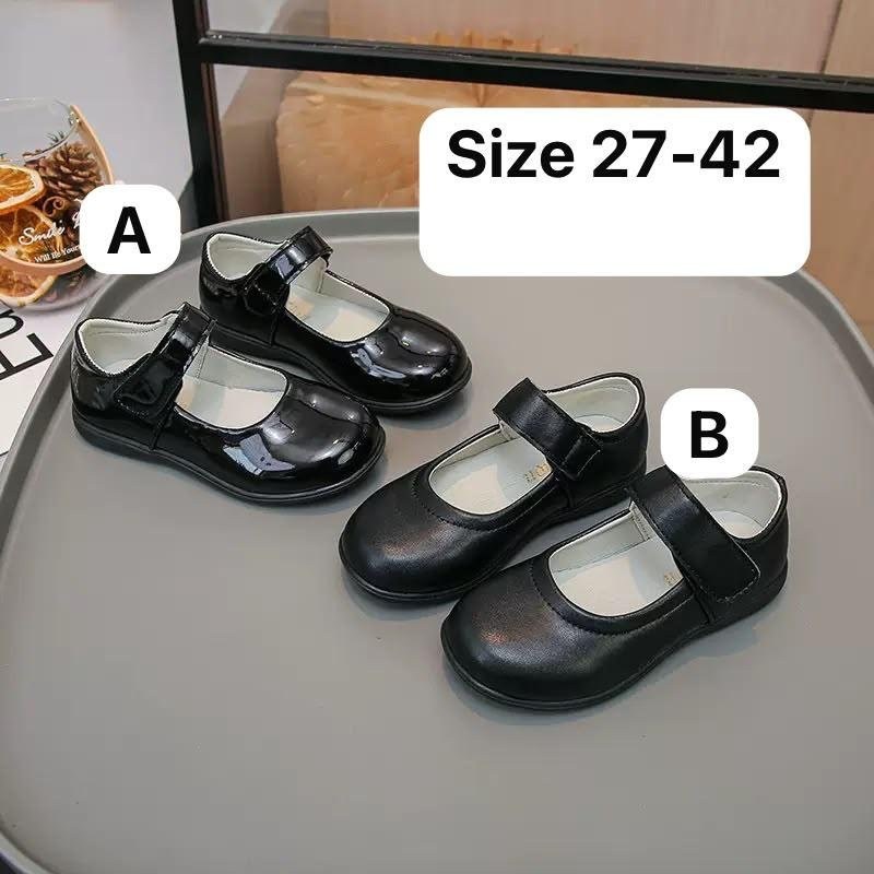 Girls' Black Mary Jane School Shoes
