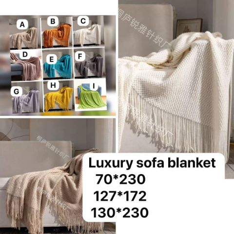 Luxury Knit Sofa Blanket (130 Ă 230 cm)