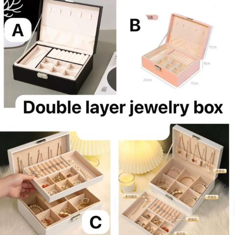 Double-Layer Jewellery Box