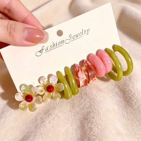 Green and pink