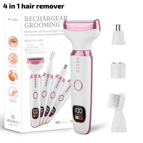 4-in-1 Rechargeable Hair Remover