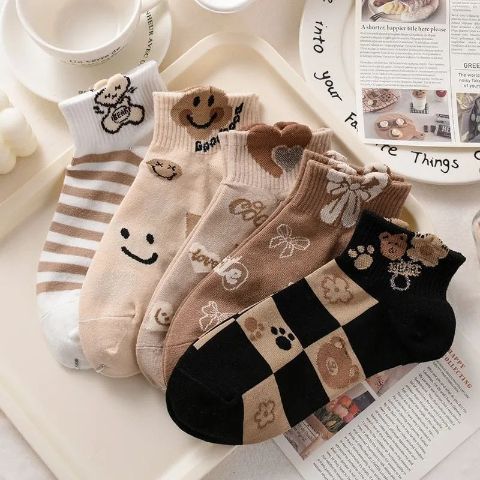 3D Bear Socks (10 pairs)
