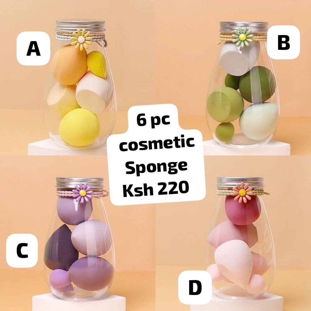 Cosmetic Makeup Sponges (6 pcs)