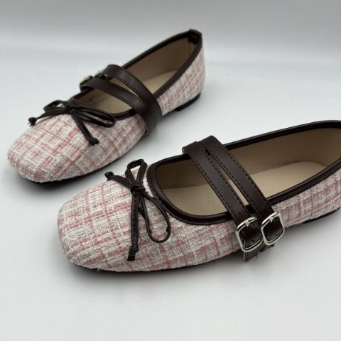 Pink tweed