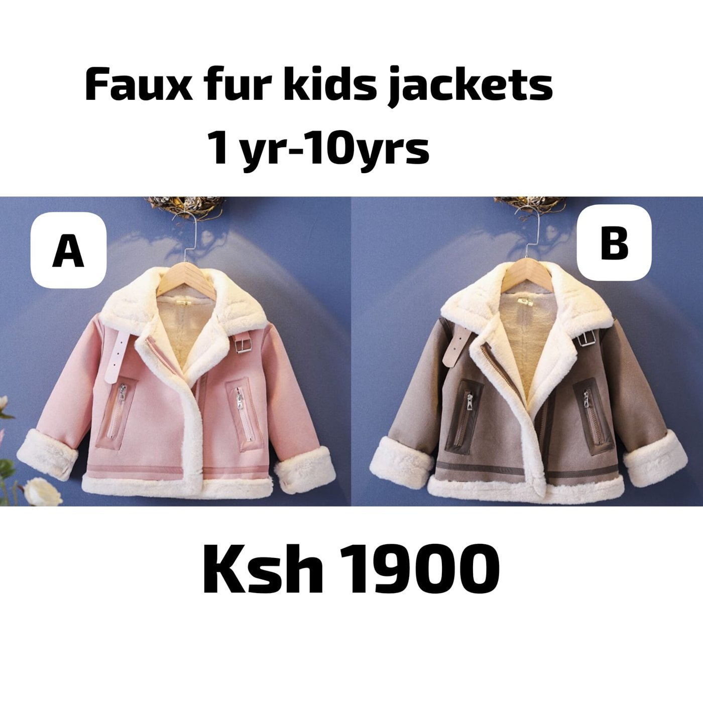 Kids' Faux Fur Jacket