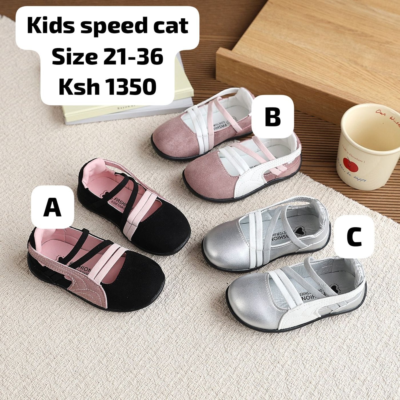 Kids' Low-Profile Strap Sneakers