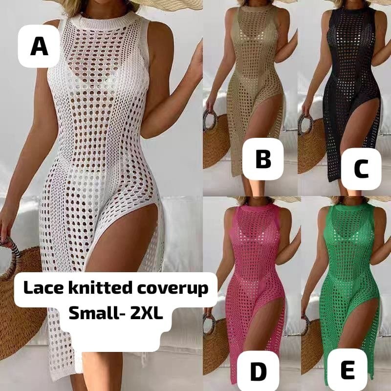 Crochet Knit Beach Cover-Up
