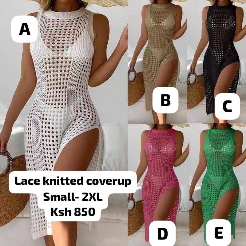 Crochet Knit Beach Cover-Up