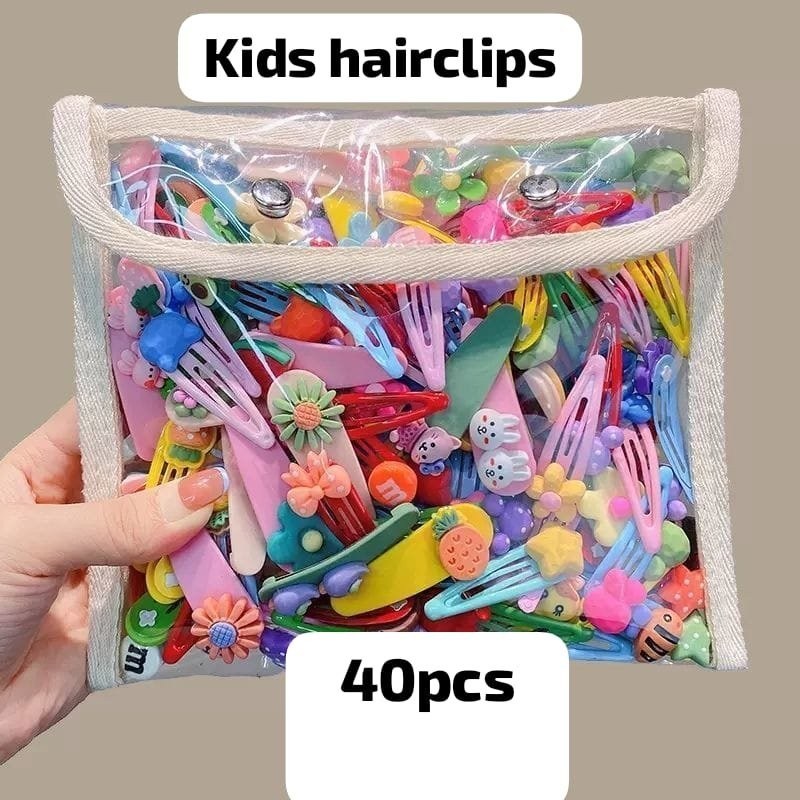Kids' Hair Clips (40 pcs)