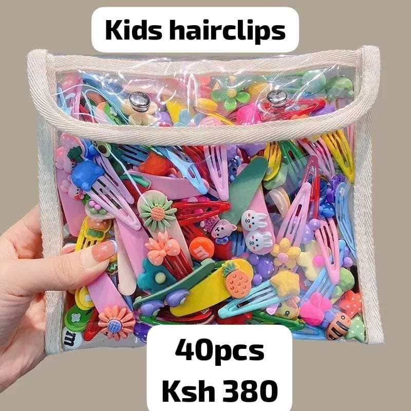 Kids' Hair Clips (40 pcs)