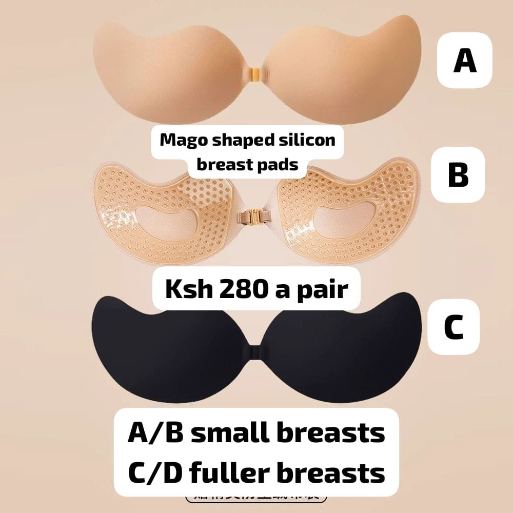 Mango-Shaped Silicone Breast Pads (1 Pair)