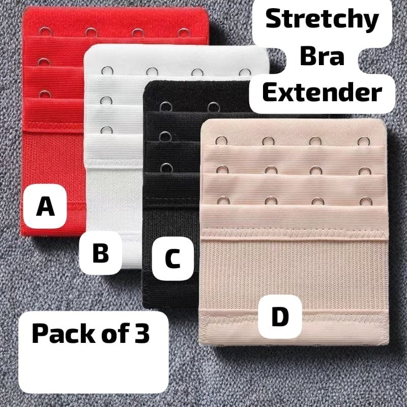 Stretchy Bra Extender (Pack of 3)