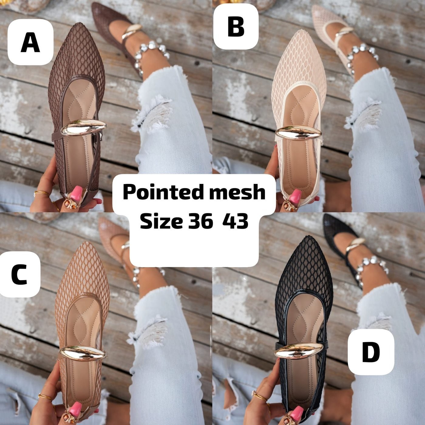 Pointed Mesh Flats