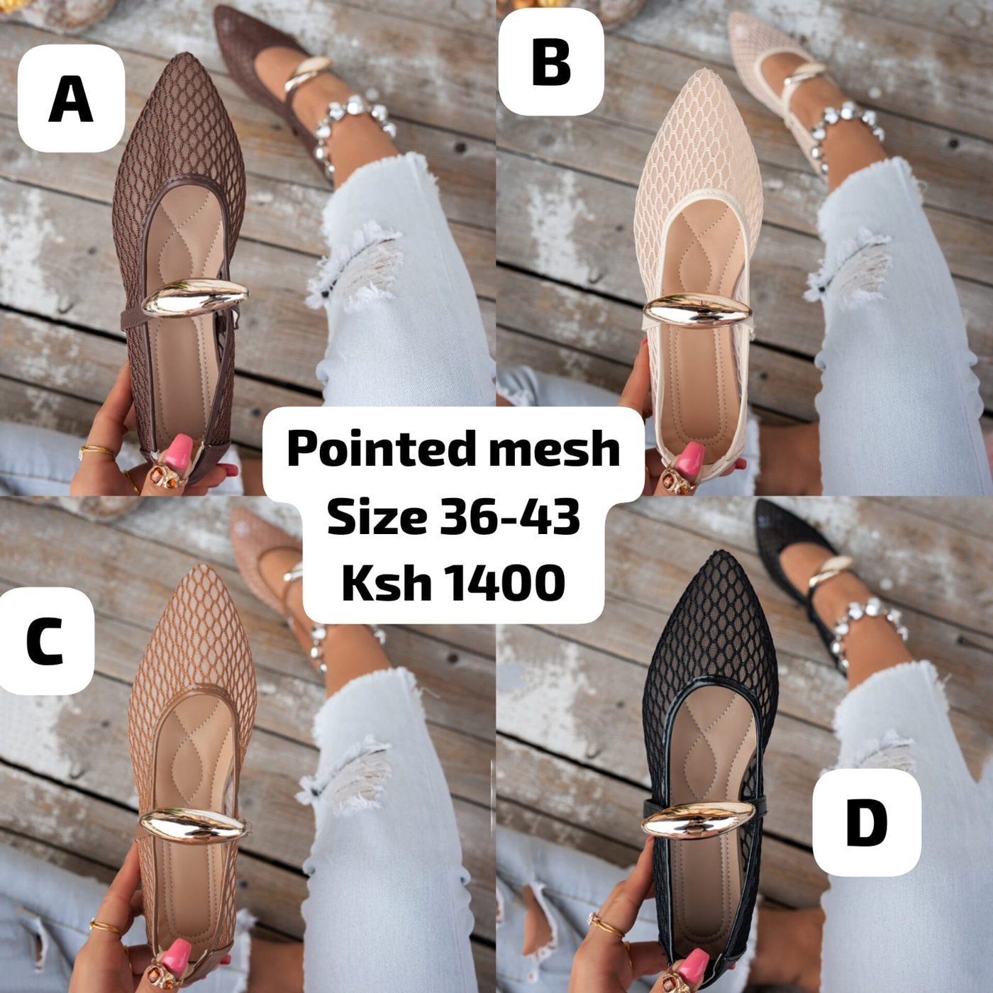Pointed Mesh Flats